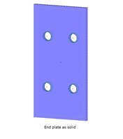 End Plate as Solid