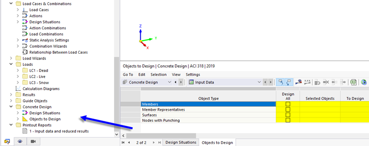Missing Design Configurations if No Objects for Design