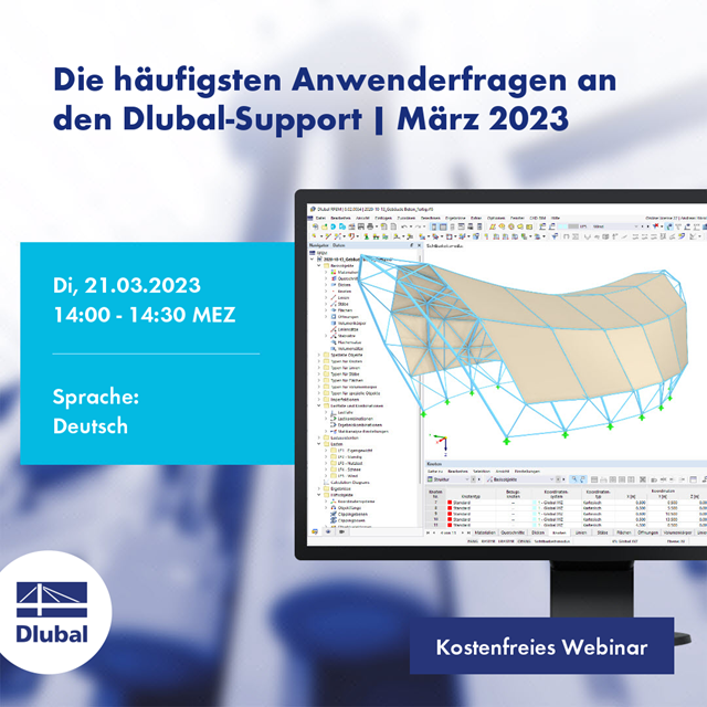 Most Frequently Asked Questions Answered by Dlubal Support Team | March 2023