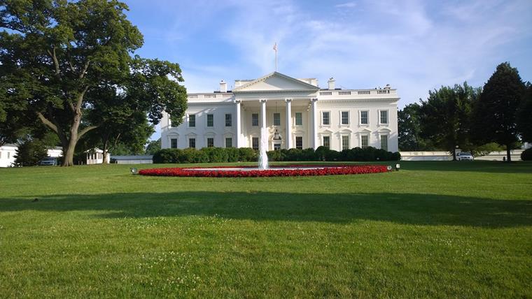 One of World's Most Famous Buildings: White House in Washington D.C.