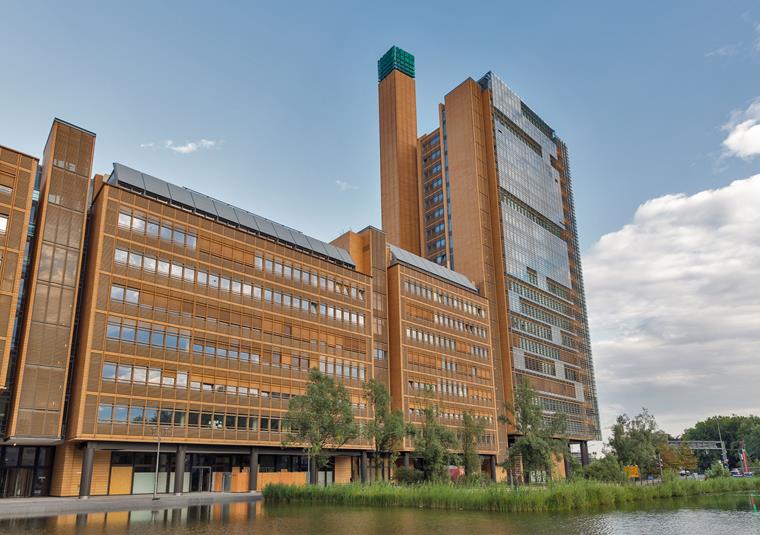 Atrium Tower, formerly known as Debis Haus, was opened in 1997, and is considered a special building of the high-tech architecture.
