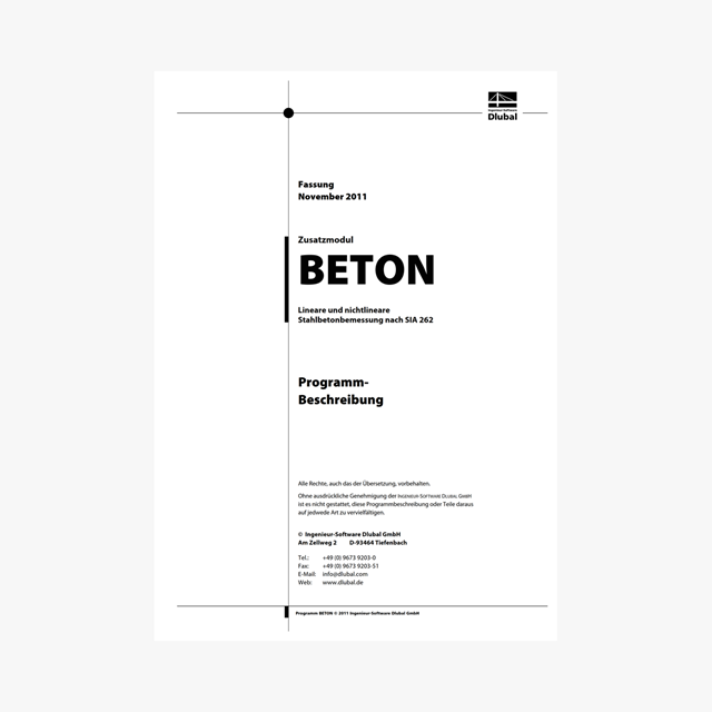 Instrukcja obsługi BETONU zgodnie z SIA 262