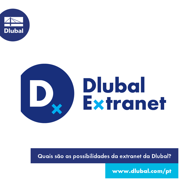 Quais são as possibilidades da extranet da Dlubal?