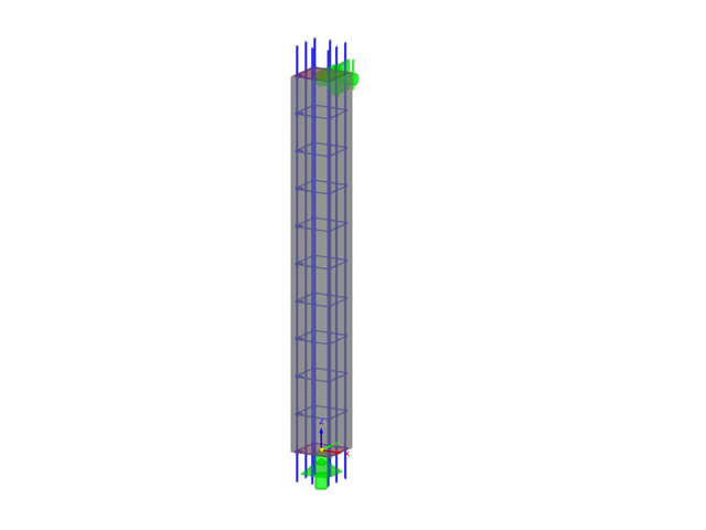 КБ 001733 | Расчет железобетонных колонн по норме ACI 318-19 в программе RFEM 6