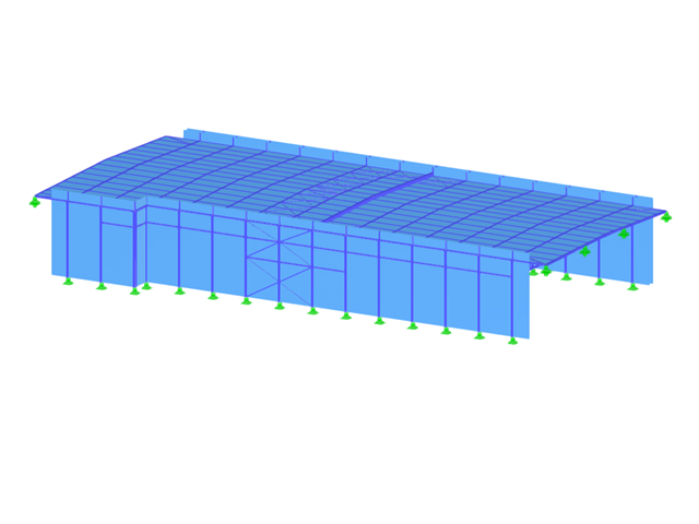模型 004867 | 糕点生产和仓储单元模型