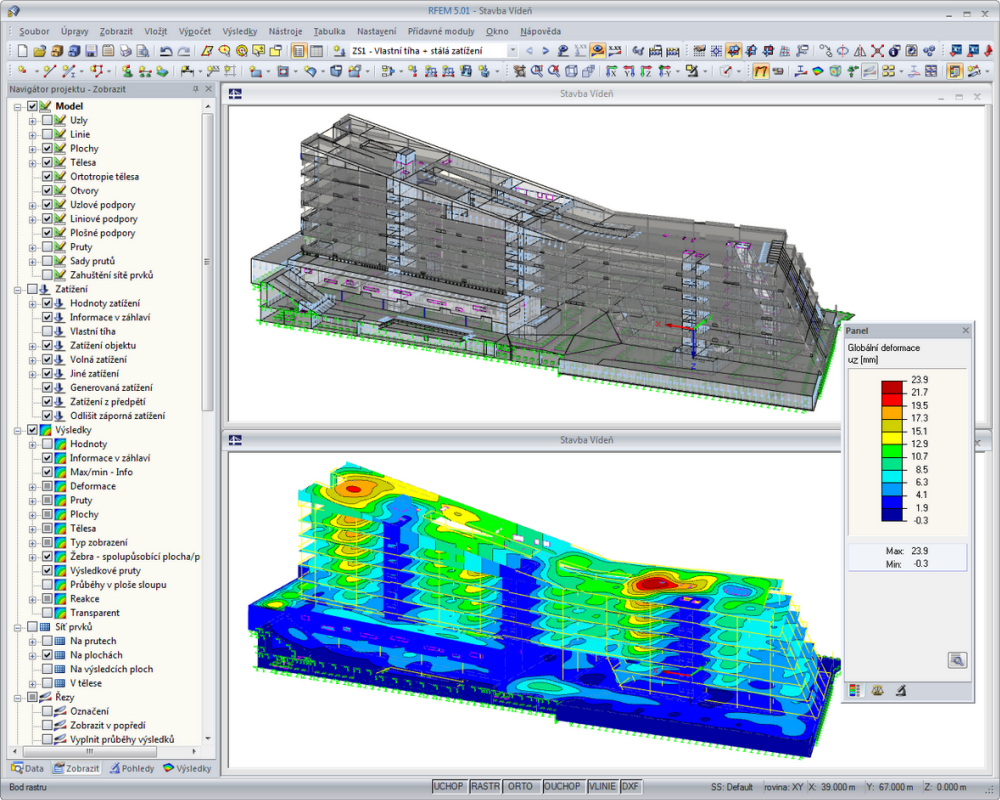 Science Park v rakouském Linci | Navrženo v programu RFEM společností Werkraum Wien Ingenieure ZT-GmbH, Austria | www.werkraumwien.at