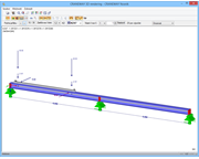 Hängekran im Dlubal-Statikprogramm KRANBAHN