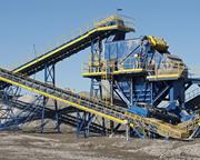 Pásový dopravník ve štěrkovně