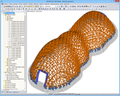 Konstrukce pavilonu Buga ze 6 000 dřevěných prutů ((C) www.fh-koblenz.de)