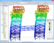 Deformace průmyslového lešení