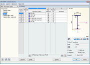 Querschnitt zur Optimierung ausgewählt