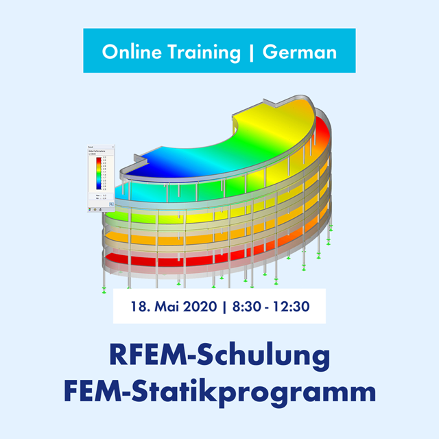 Program RFEM pro statické MKP výpočty | Model budovy