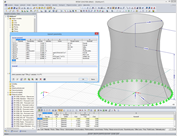 Anpassung der Parameter eines Kühlturmes in RFEM