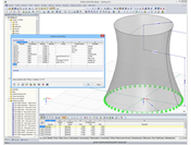 Anpassung der Parameter eines Kühlturmes in RFEM