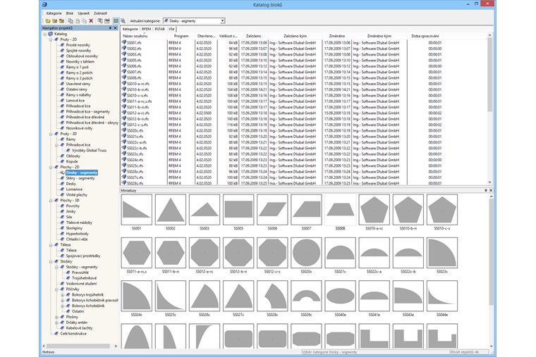 Blockmanager für RFEM und RSTAB