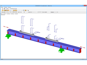 3D-Rendering des Kranbahnträgers