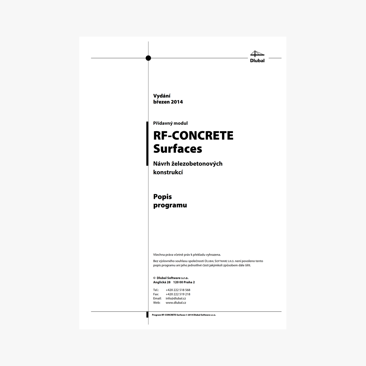 Manuál RF-CONCRETE Surfaces