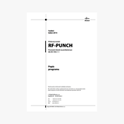Manuál RF-PUNCH Pro