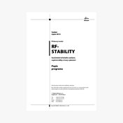 Manuál RF-STABILITY