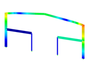 Přídavný modul RF-/KAPPA programů RFEM/RSTAB | Analýza rovinného vzpěru podle metody náhradního prutu DIN 18800
