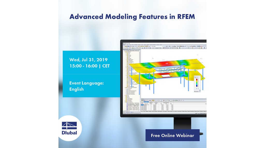 Rozšířené funkce pro modelování v programu RFEM