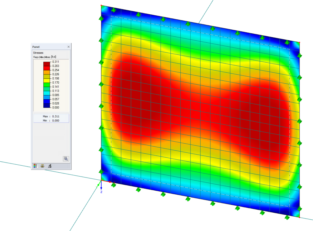 Structural analysis of glass in RFEM