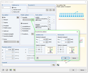 Definition einer Lastausmitte für eine konstante Stablast