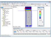 Querschnittswerte-Programm DICKQ | Ergebnisse - Verlauf der Betonspannungen und Bewehrungsspannung