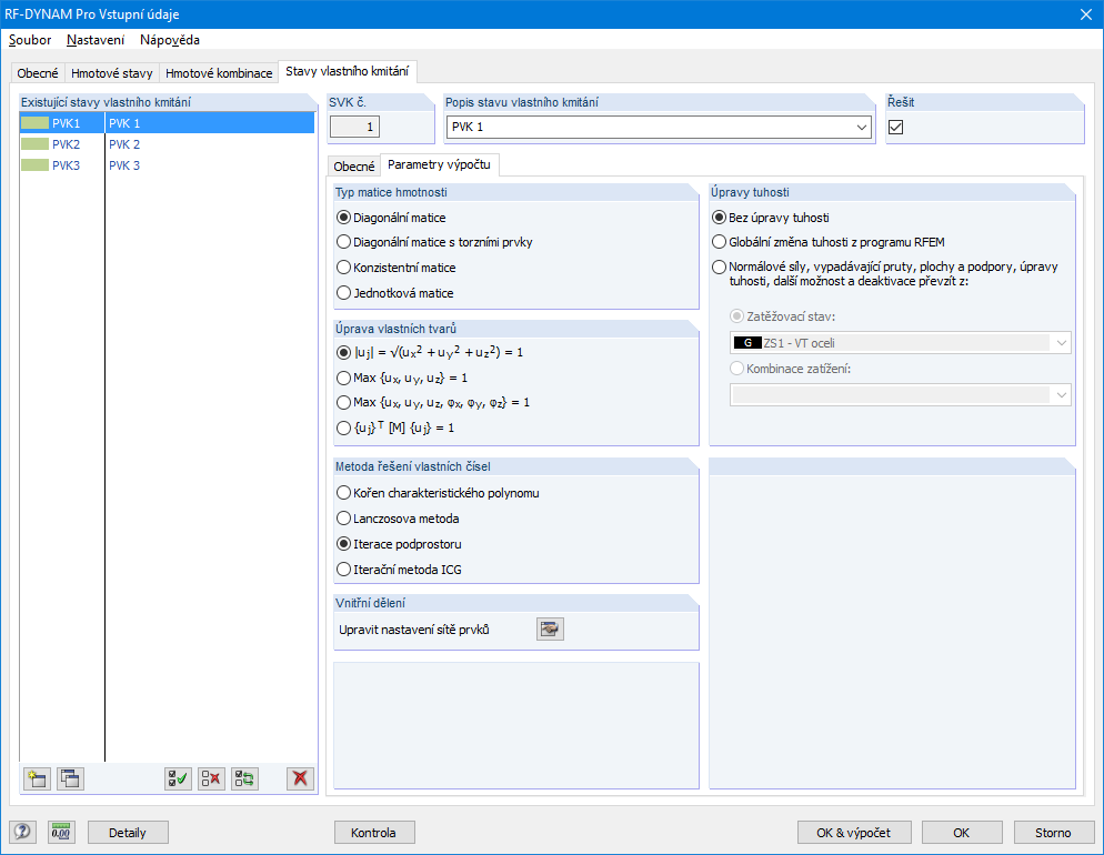 Berechnungsparameter