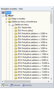 Generierte Lastfälle in RSTAB