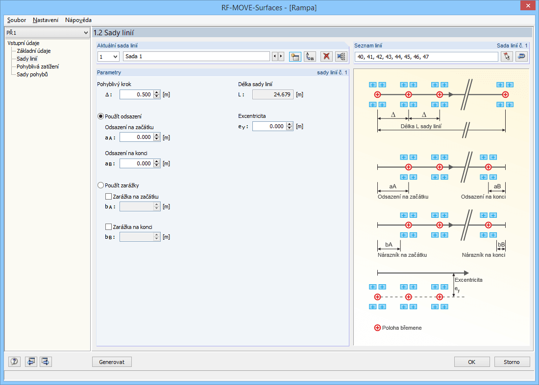 Maske 1.2 Liniensätze