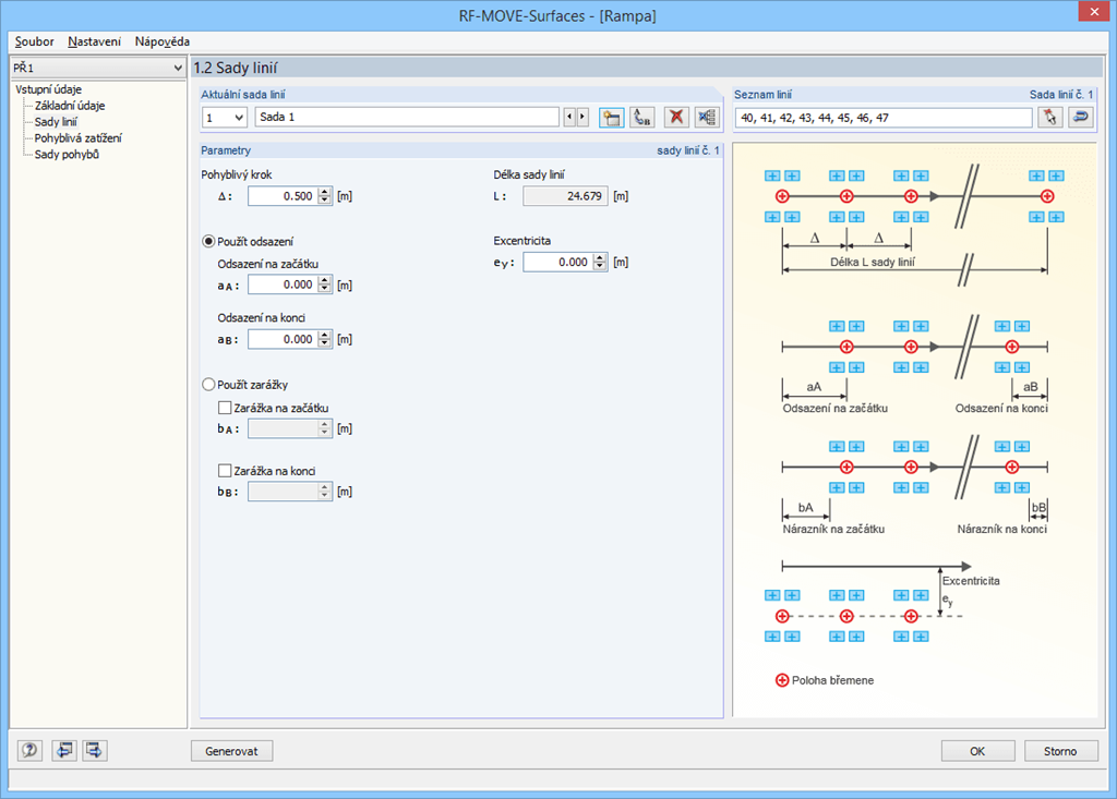 Maske 1.2 Liniensätze