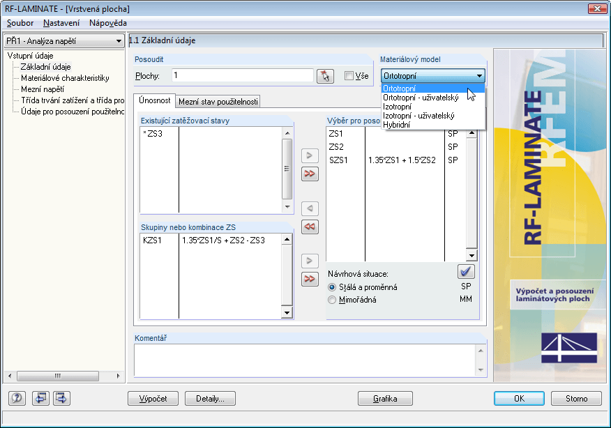 Tabulka 1.1 Základní údaje