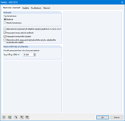 Detaileinstellungen Tragfähigkeit