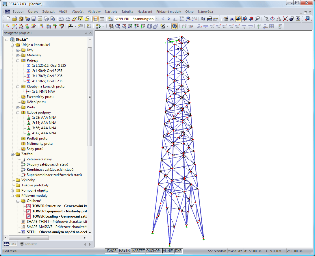 Mastdarstellungen in RFEM