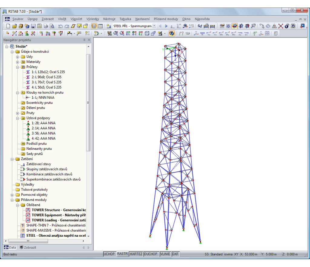 Mastdarstellungen in RFEM