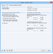 Detaileinstellungen zur Bemessung