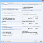 Detaileinstellungen zur Bemessung
