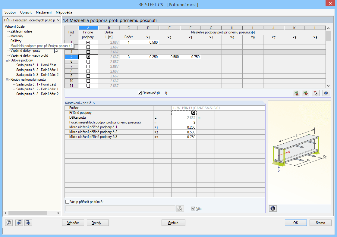 Seitliche Lagerungen