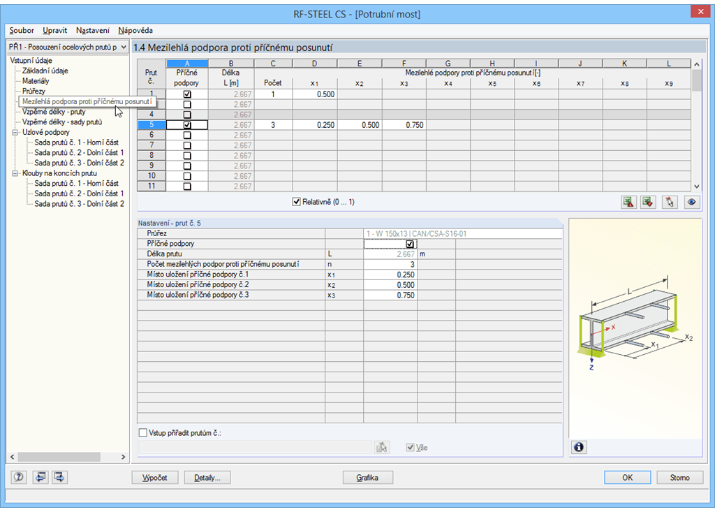 Seitliche Lagerungen