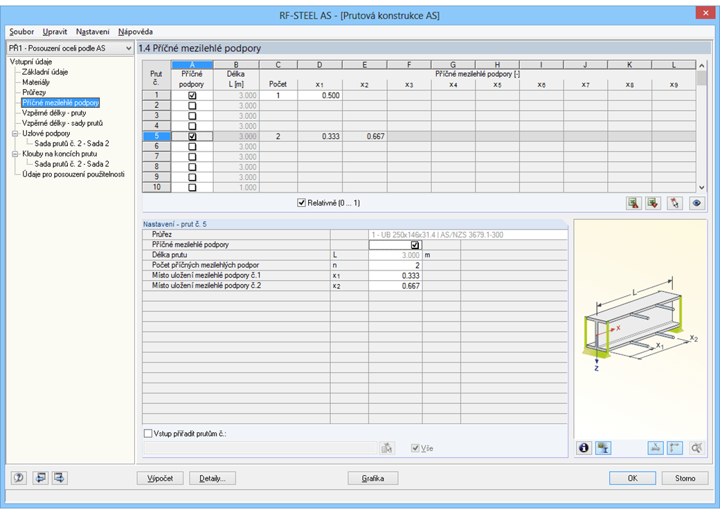 Seitliche Lagerungen