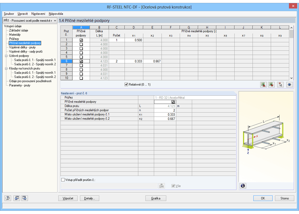 Seitliche Lagerungen