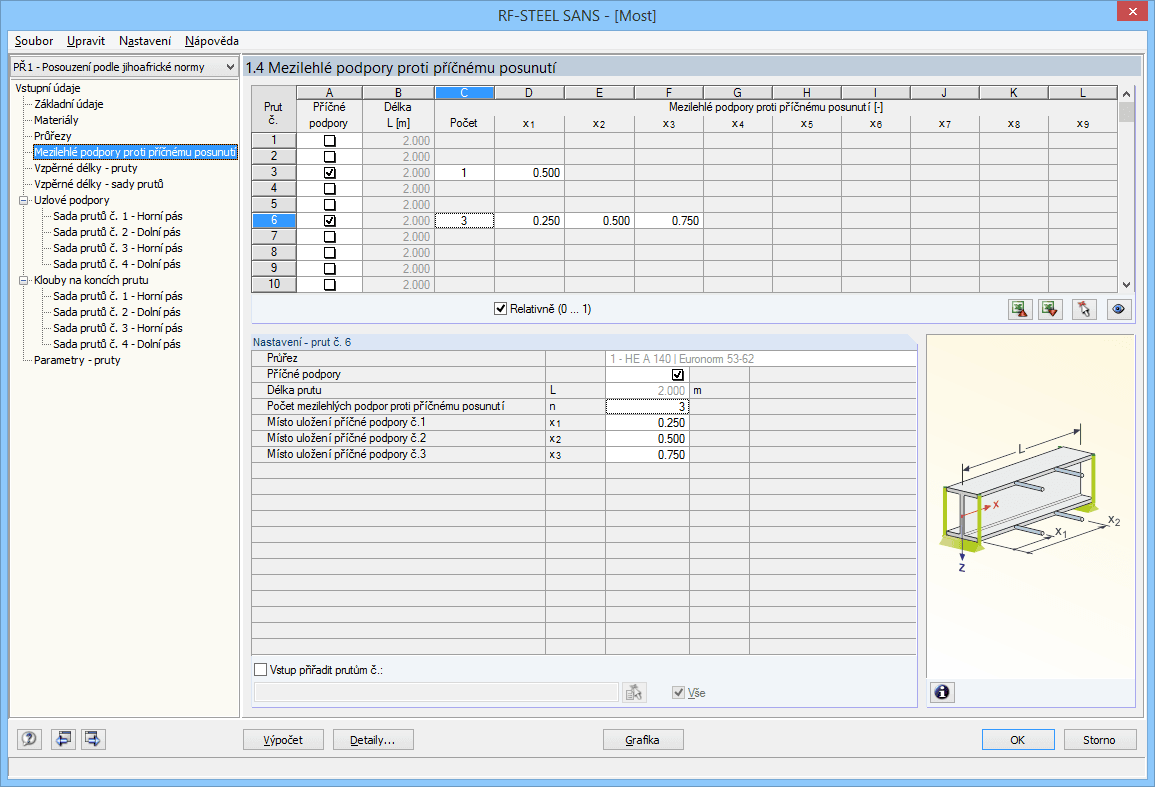Seitliche Lagerungen