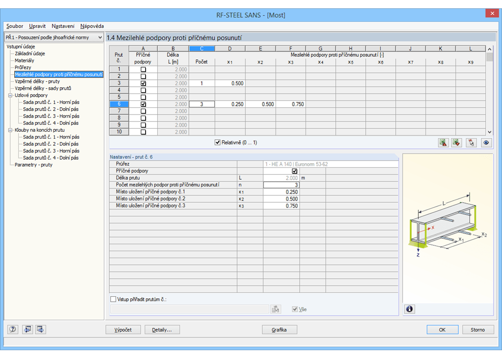 Seitliche Lagerungen