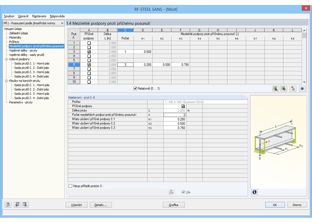 Seitliche Lagerungen