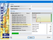 Ablauf der Berechnung mit Diagramm der Verformungen