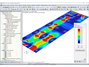 Nutná výztuž v RF-CONCRETE Surfaces