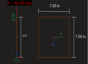 Zatížení a rozměry sloupu