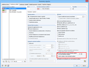 Lokální nastavení přírůstků zatížení