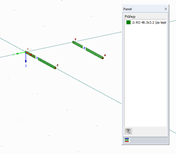 Setzen der Anschlussstäbe mit Querschnitt 2